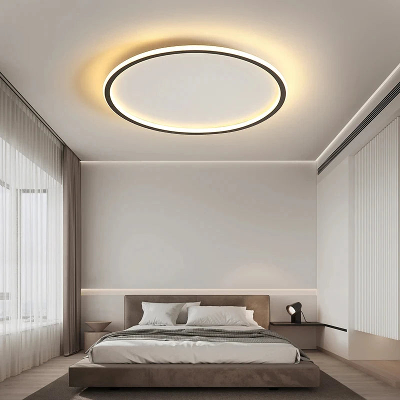 Ultrathin LED Ceiling Lamp for Living Room Bedroom Aisle Study Room Balcony Ceiling Light 90-260v Home Decor Lighting Fixture
