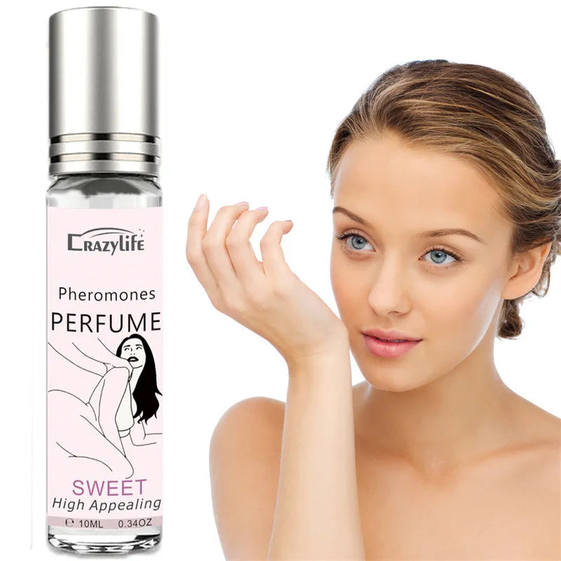10ml Crazy Ocean Fresh Sweet Sexy High Appealing Erotic REFRESH Pheromone Perfume Roller Ball Fragrance Spray for Men Women