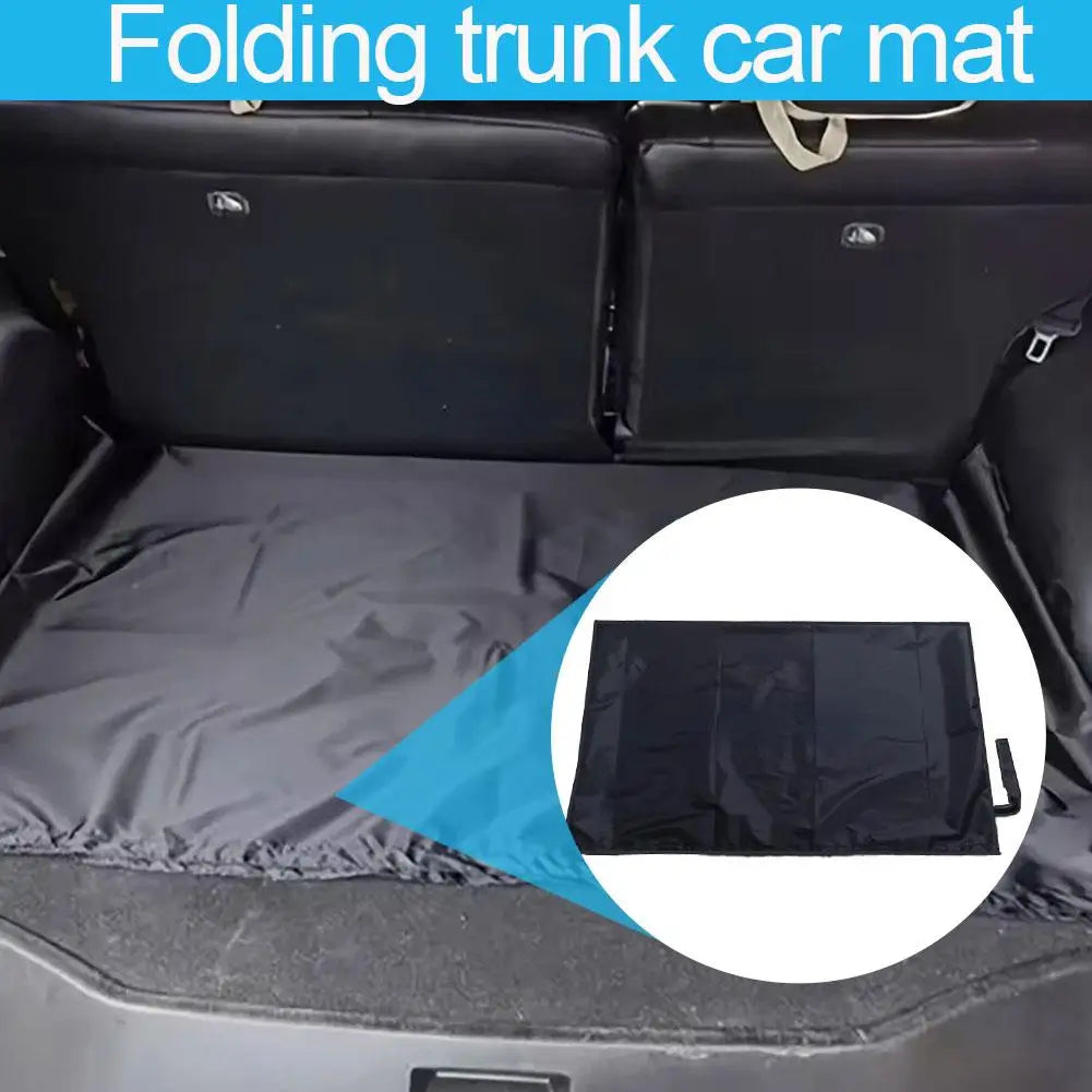 Caer Universal Waterproof Polyester Fiber Cargo Mat Portable Dustproof Luggage Liner Pet Mat for Car SUV Trunk Protection