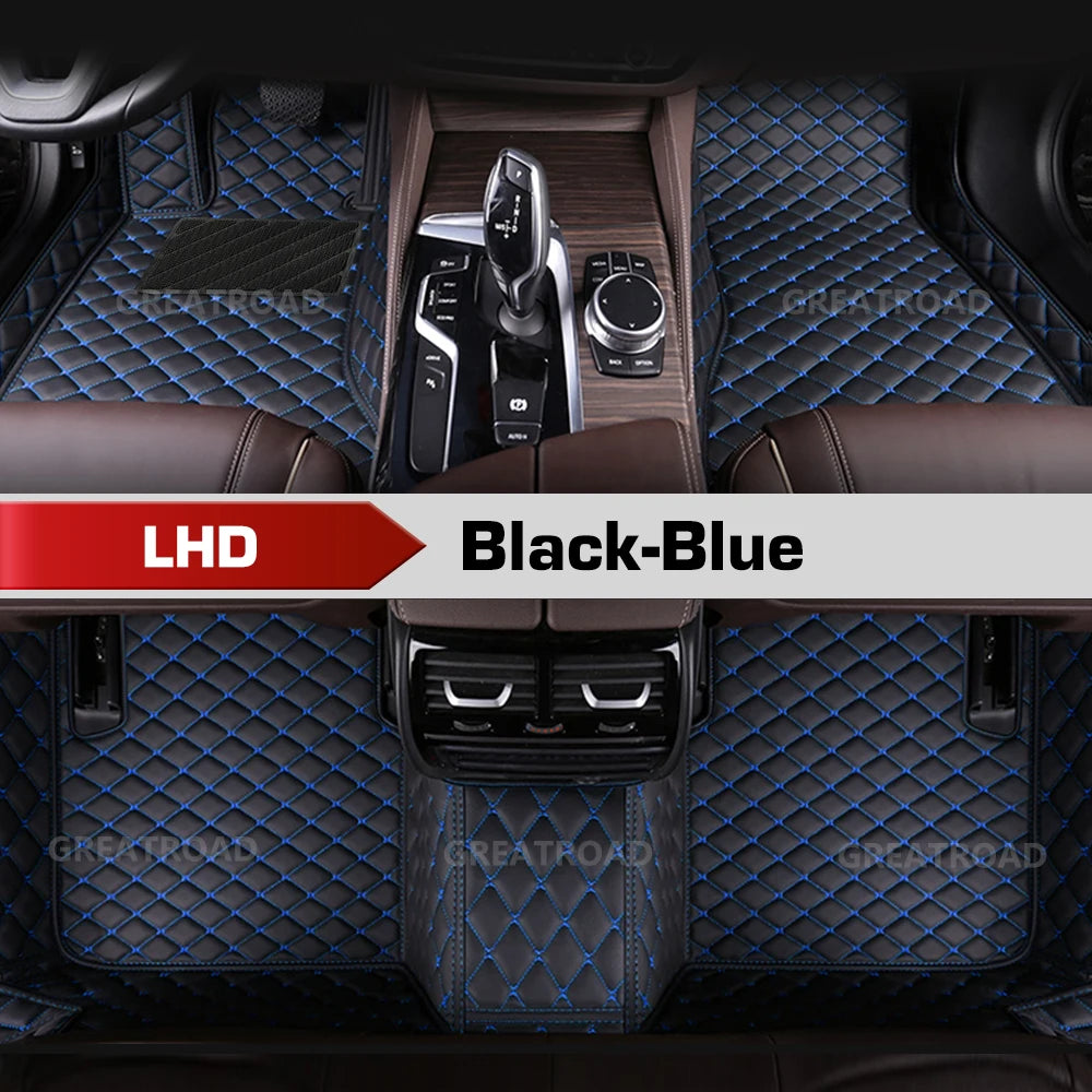 Car floor mats for AUDI Q7 (Seven seats) 2006 2007 2008 2009 2010 2011 2012 2013 2014 2015 2016-2025 Custom foot Pads automobile