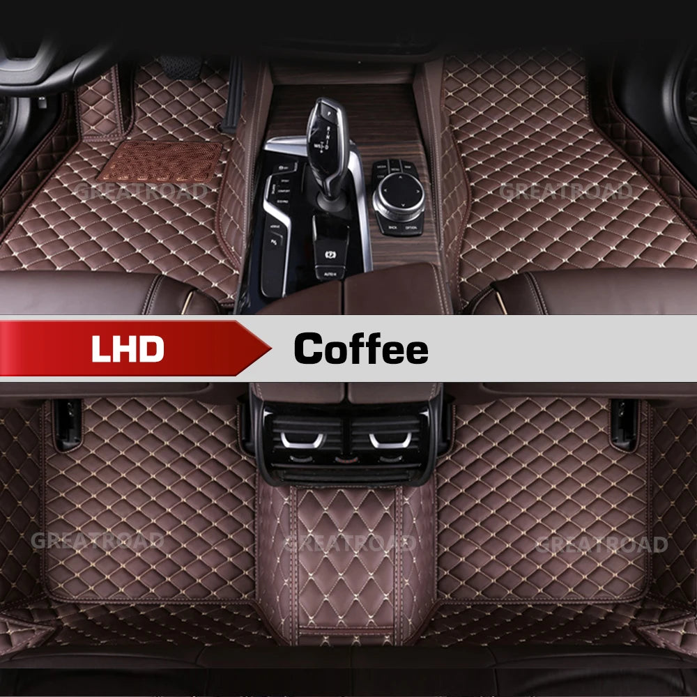 Car floor mats for AUDI Q7 (Seven seats) 2006 2007 2008 2009 2010 2011 2012 2013 2014 2015 2016-2025 Custom foot Pads automobile