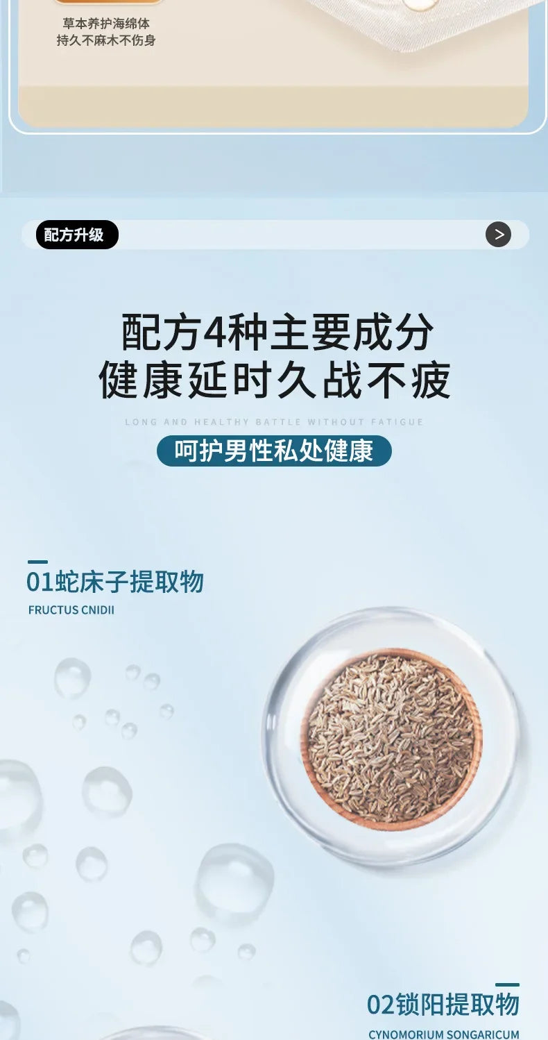 New Male Sexual Delay Spray, Men Delay Cream 60 Minutes Long, Prevent Premature Ejaculation, Cock Enlargement Erection Spray