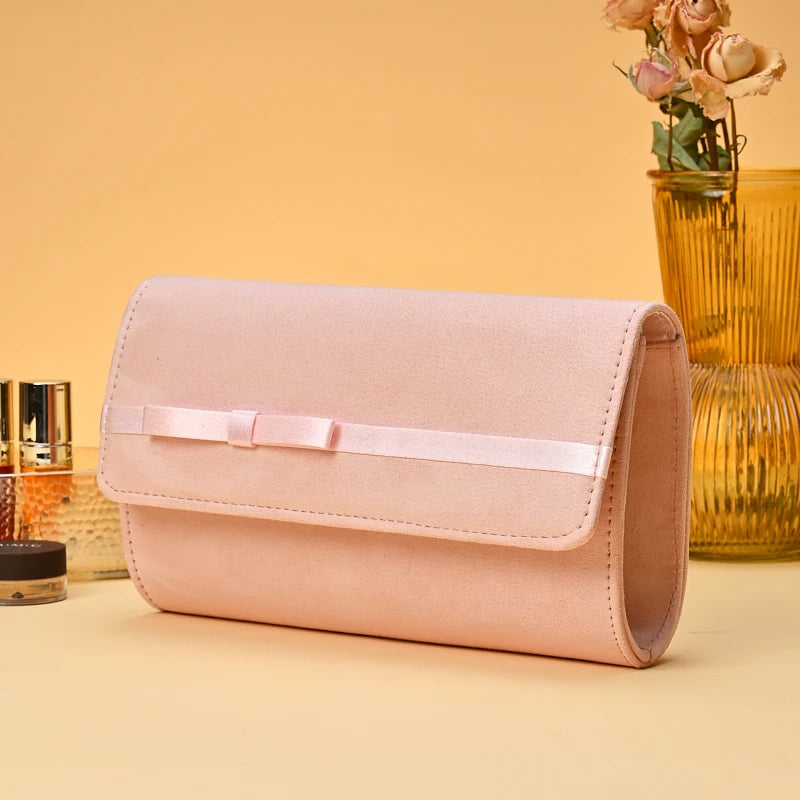 Women's handbag wedding party evening dress bag birthday gift bag picnic trip velvet bag metal chain shoulder bag cross-body bag