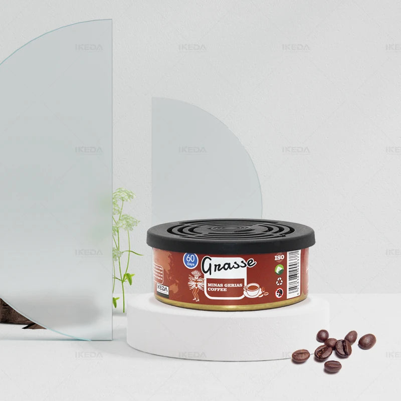 Car Flavoring Car Air Fresheners Perfume Canned Wood Blocks Coffee Flavor Long-Lasting Auto Aromatherapy Car Deodorant Supplies