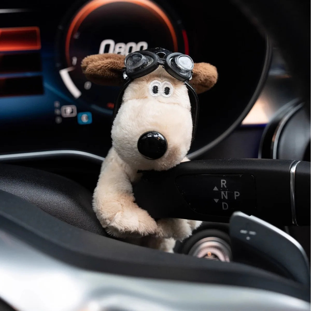 Plush cute puppy clutch decoration car turn signal switch decoration wiper  pendant, bike bicycle, electric bicycle pendant