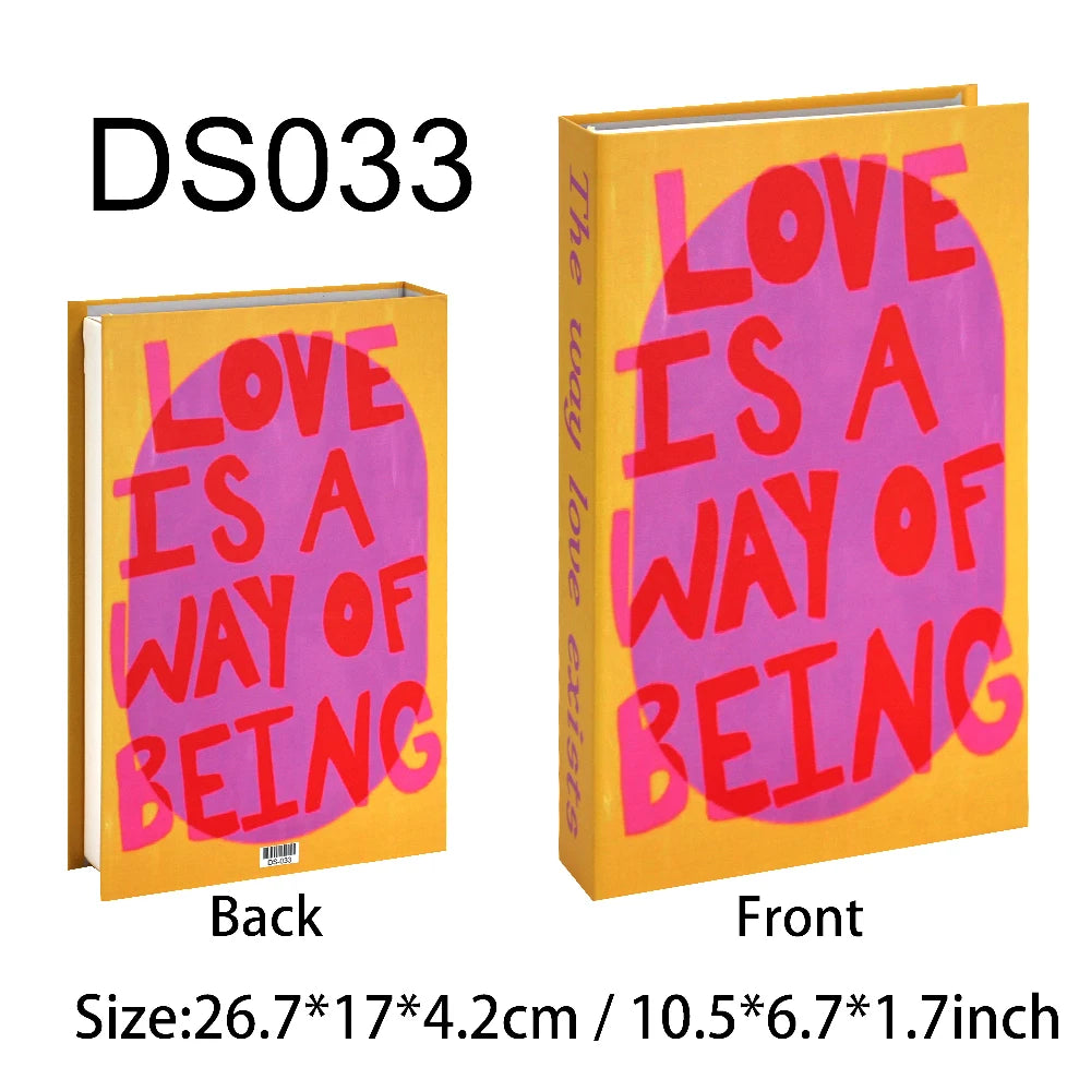 Luxury Fake Books for Decoration Openable Simulation Book Storage Box Coffee Table Books Villa Hotle Home Decor Shooting Props