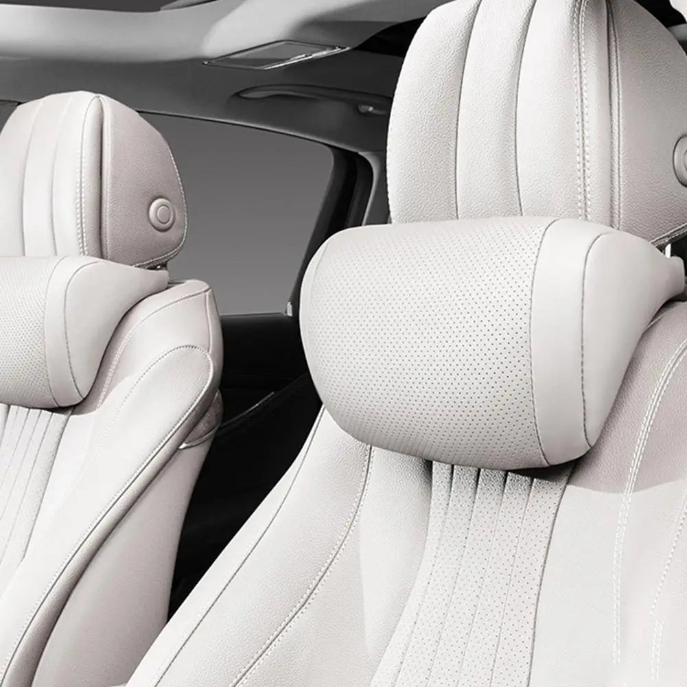 Memory Foam Car Headrest Neck Support Breathable Easy To Install Multiple Colors Available Car Accessory Headrest