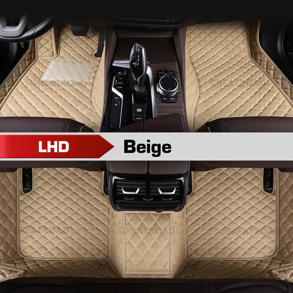 Car floor mats for AUDI Q7 (Seven seats) 2006 2007 2008 2009 2010 2011 2012 2013 2014 2015 2016-2025 Custom foot Pads automobile