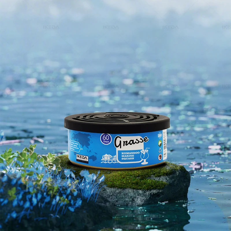 Car Flavoring Car Air Fresheners Perfume Canned Wood Blocks Coffee Flavor Long-Lasting Auto Aromatherapy Car Deodorant Supplies