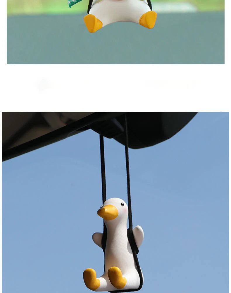 Car Decoration Accessory Duck-shaped Aroma Diffuser, Cute Cartoon, Car Interior Decoration Item