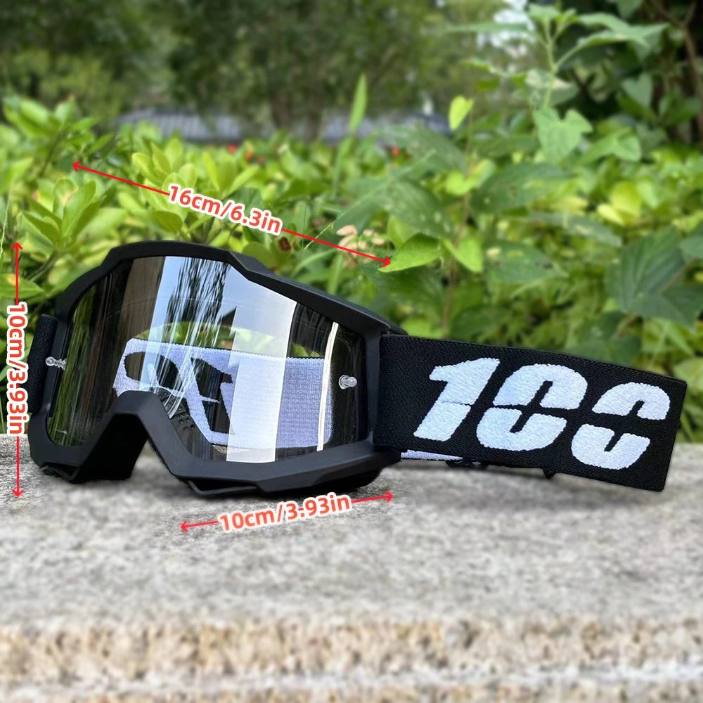 100 Motocross Glasses Man MTB ATV Mask Windproof Protection Skiing Cycling Racing Off-Road Goggles Motorcycle Sunglasses