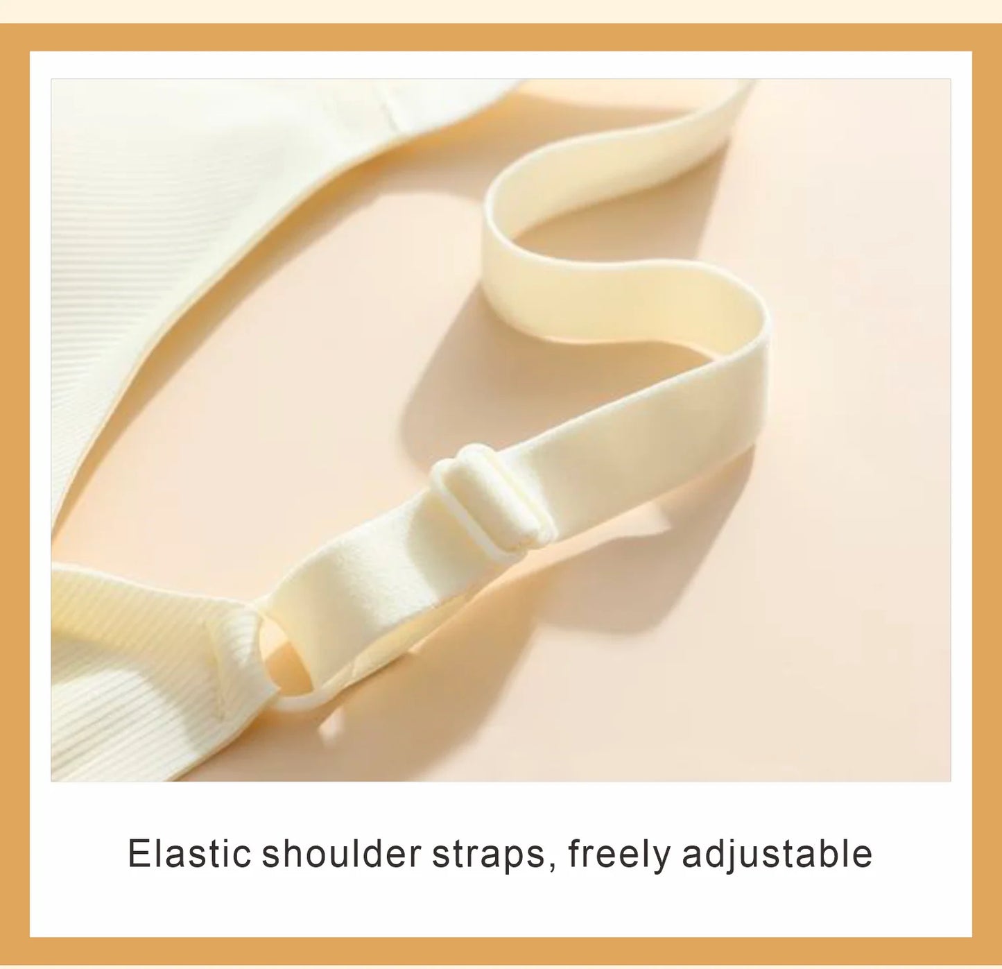 CAITING Beautiful Back Latex Cup Bra Soft Support Strips Skin-friendly Underwear For Women With Small Breasts