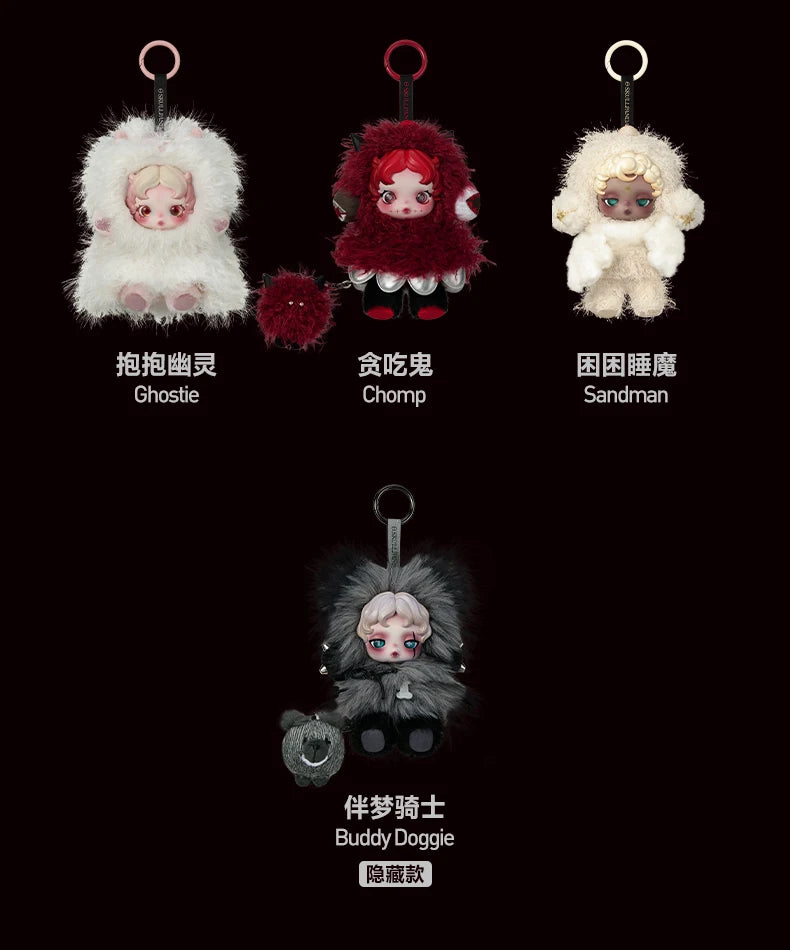 Original Popmart Skullpanda V3 You Found Me Series Trend Blind Box Doll Bag Pendant Surprised Box Toy Emotion Soothing Doll Gift