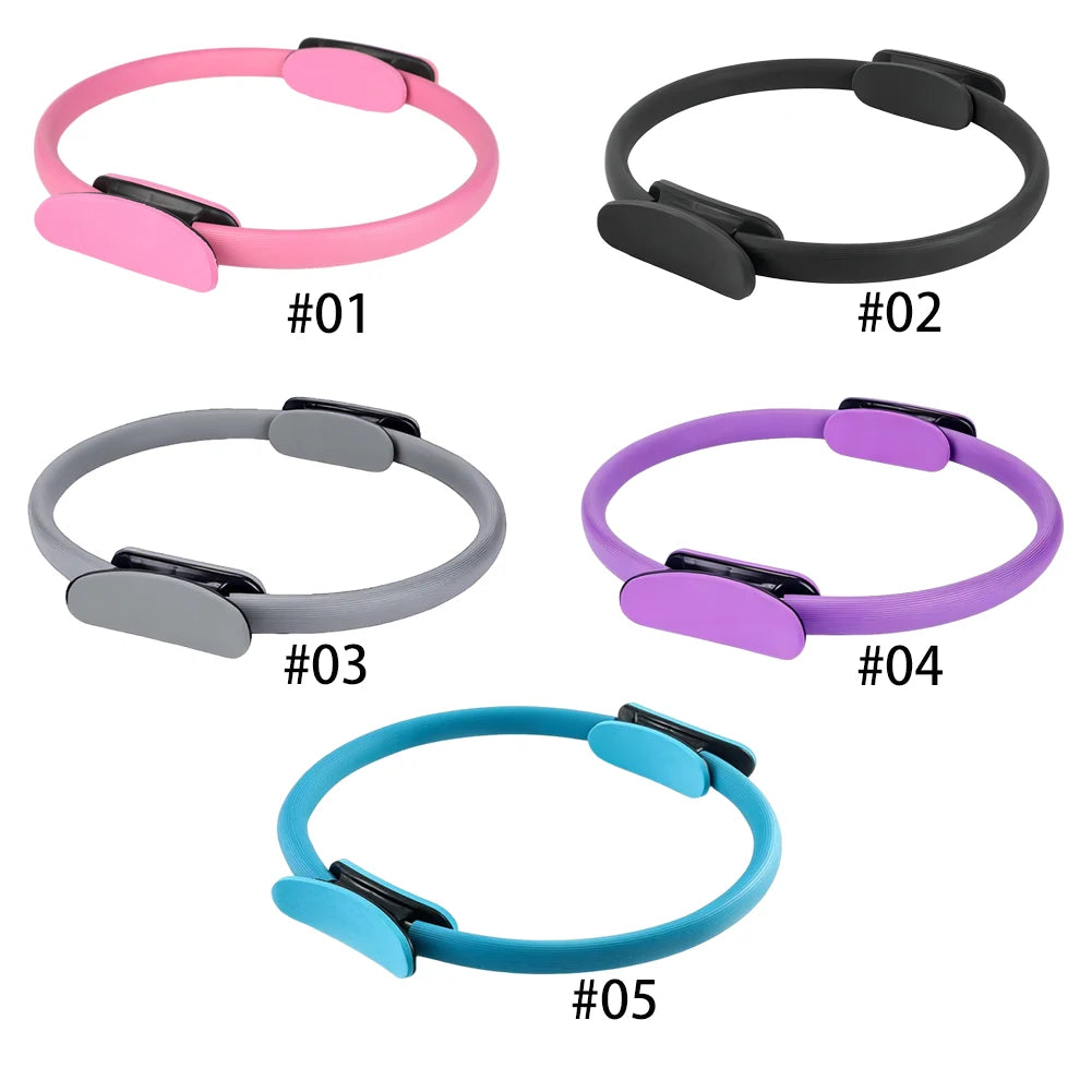 Yoga Fitness Ring Pilates Ring Flexible Resistance Exercise Equipment Women Girl Fitness Training Ring For Arm Legs Body Workout