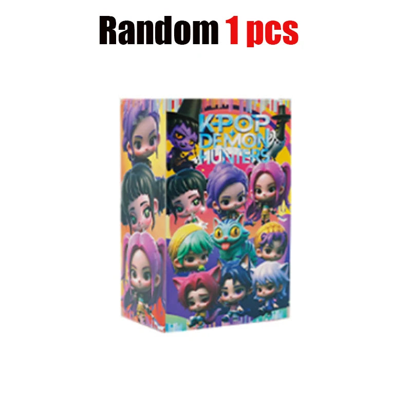 2025 NEW Anime KPop Demon Hunters Doll Vinyl Toy Rumi Mira zoi Character vinyl mask figurine Birthday Gift Fan Club Gifts
