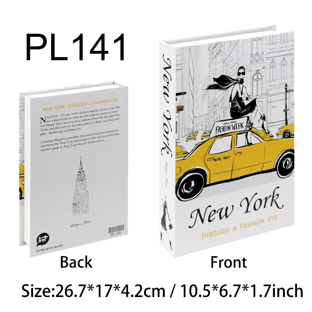 Luxury Fake Books for Decoration Openable Simulation Book Storage Box Coffee Table Books Villa Hotle Home Decor Shooting Props