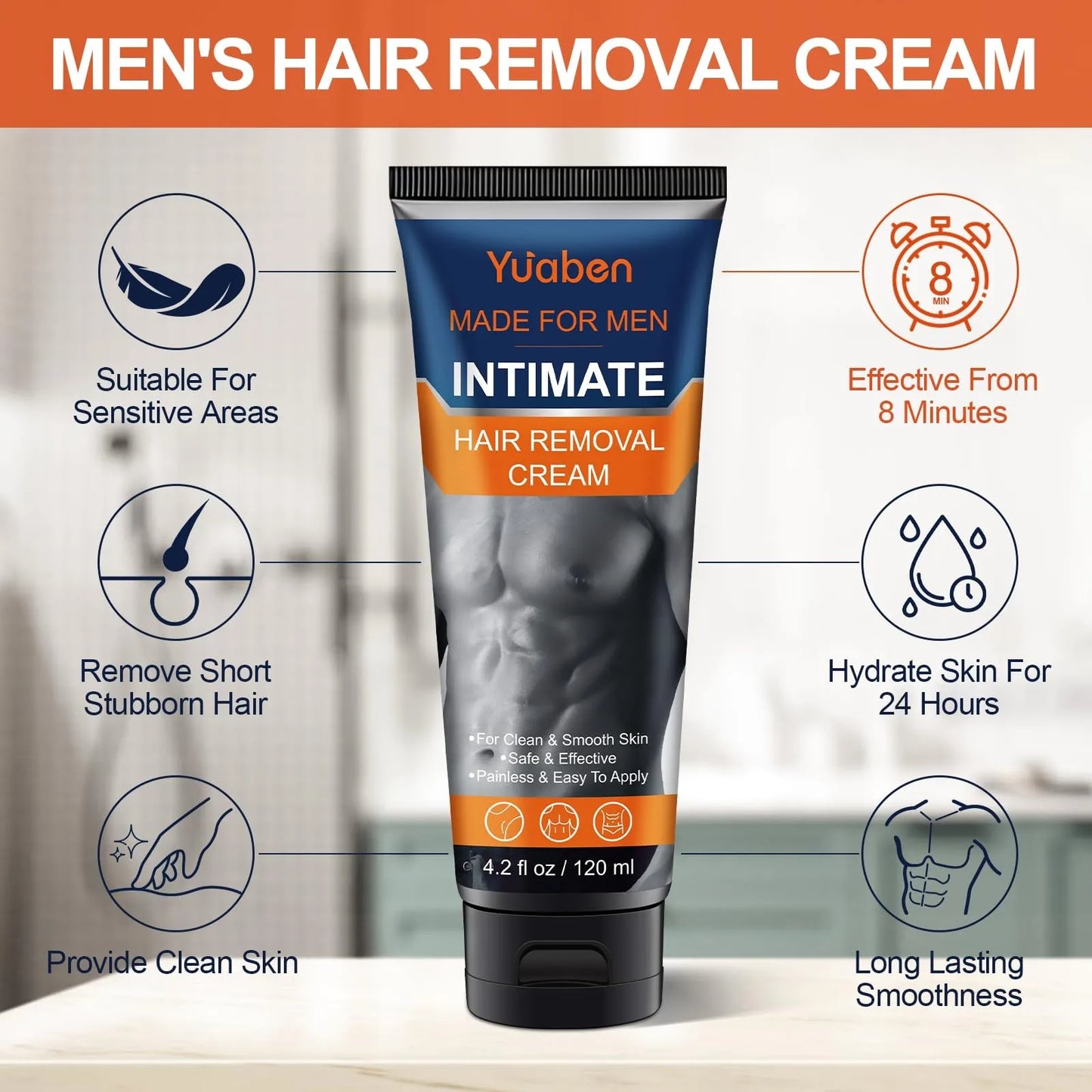 Hair Removal Cream For Men 100ml