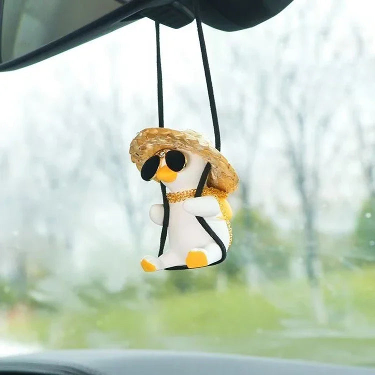 Car Decoration Accessory Duck-shaped Aroma Diffuser, Cute Cartoon, Car Interior Decoration Item