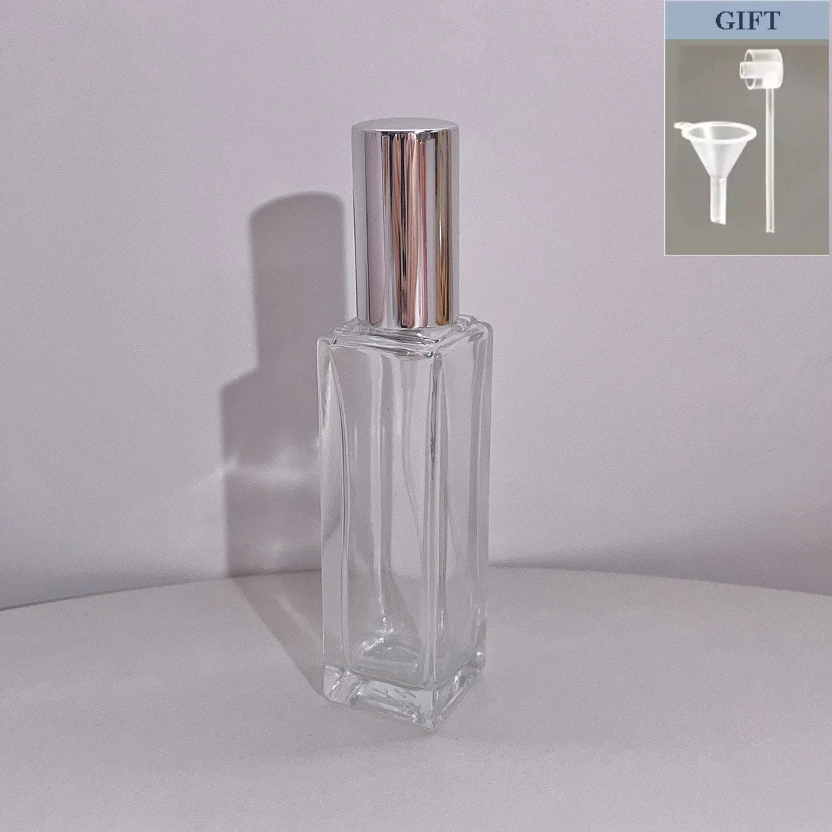 2PCS 20/10ML High Quality Perfume Spray Bottle Gradient Blue Perfume Bottle Travel Cosmetic Refillable Spray Bottle Empty Mini