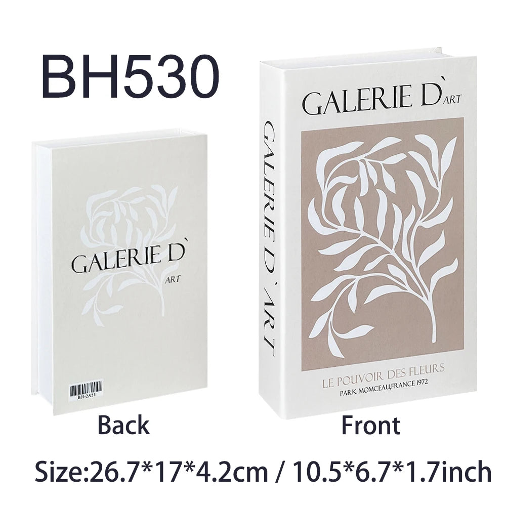 Luxury Home Decoration Fake Book Fashion Living Room Decoration Coffee Table Bedroom Interior Items Modern Book Box Decoration