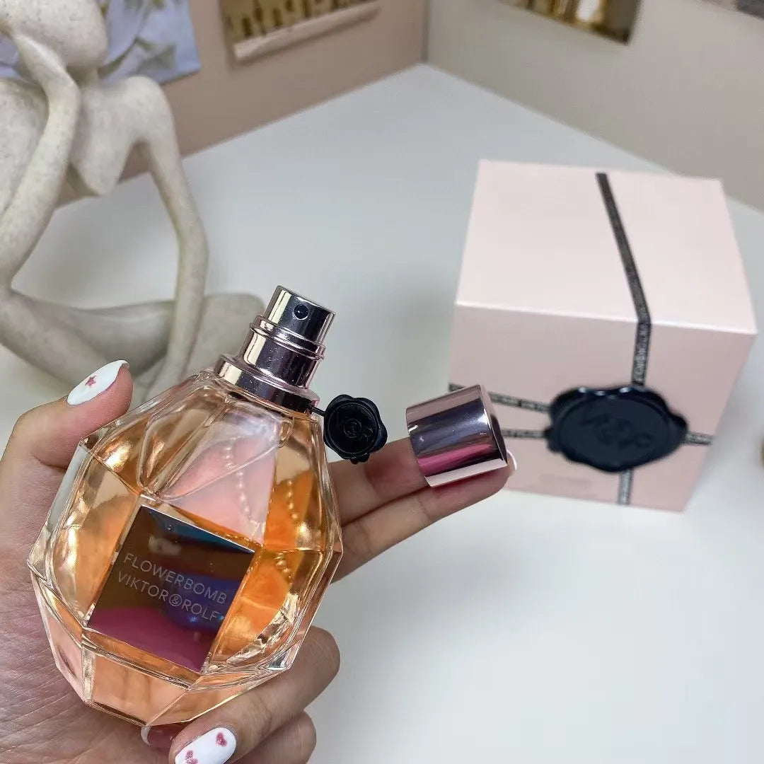 100ml Women’s Oriental Floral Perfume – Long-Lasting Scent with Tea Jasmine Rose Orchid Patchouli Musk & Vanilla Notes