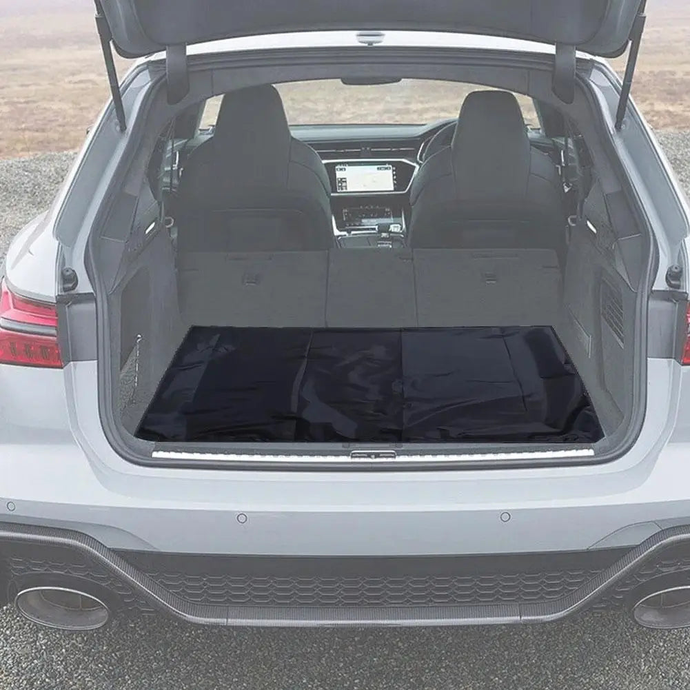 Caer Universal Waterproof Polyester Fiber Cargo Mat Portable Dustproof Luggage Liner Pet Mat for Car SUV Trunk Protection