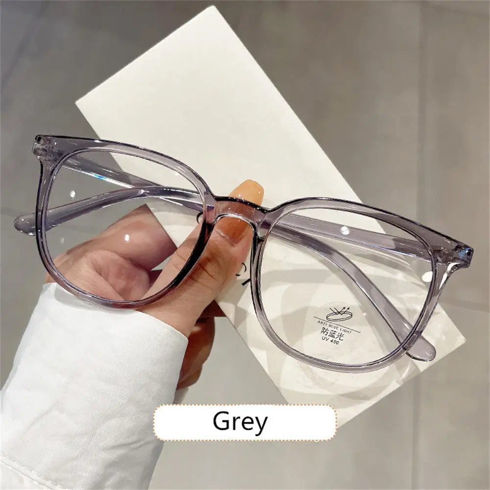 Fashion Ultra-Light Polygon Frame Anti-blue Light Glasses Unisex Reading Eyewear UV400 Shades Flat Mirror Eyeglasses