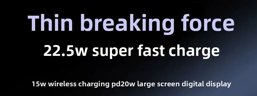 JZD 10000mAh Ultra-thin and Compact Magnetic Wireless Power Bank with 22.5W Magsafe Fast Charging Mobile Power Source