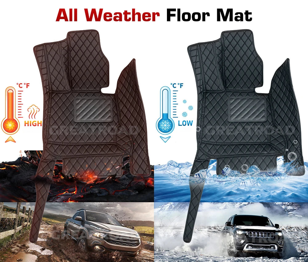 Car floor mats for AUDI Q7 (Seven seats) 2006 2007 2008 2009 2010 2011 2012 2013 2014 2015 2016-2025 Custom foot Pads automobile