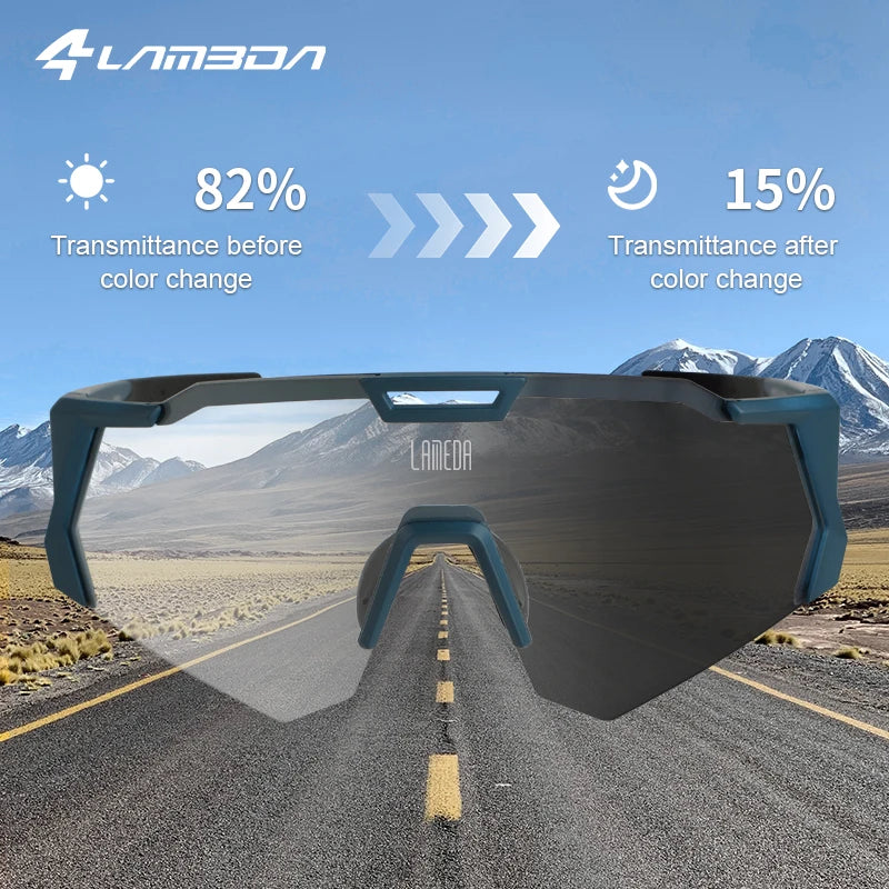 Lameda Outdoor Cycling Glasses Sports Polarized  Road Bike Glasses Mountain Bicycle Sunglasses Cycling Goggles Eyewear Goggles W