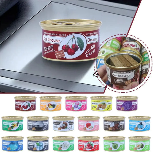 Car Air Fresheners Perfume Auto Supplies Canned Wood Blocks Coffee Flavor Explosion Car Foreign Aromatherapy Deodorant Supplies
