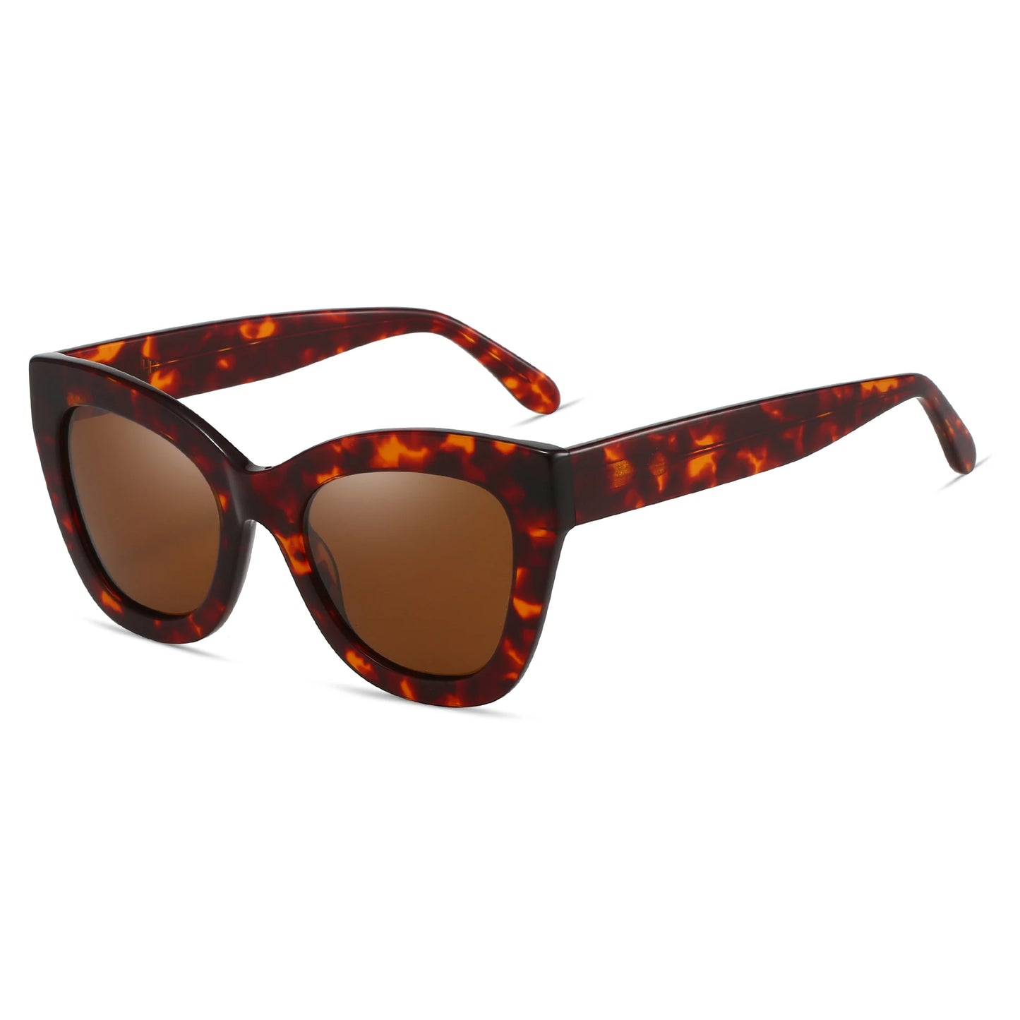 ZENOTTIC Handmade Acetate Polarized Sunglasses Fashion Square Shade UV400 Protection Sun Glasses for Women