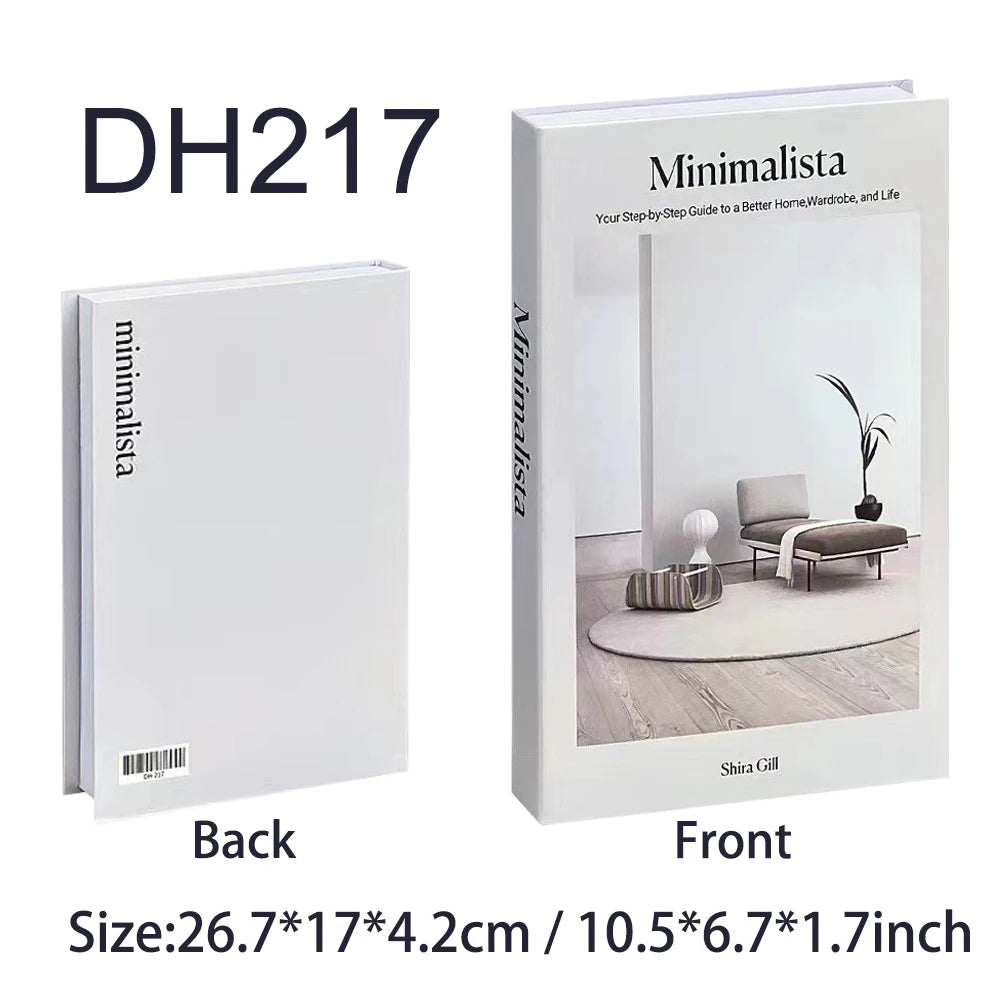 Luxury Home Decoration Fake Book Fashion Living Room Decoration Coffee Table Bedroom Interior Items Modern Book Box Decoration