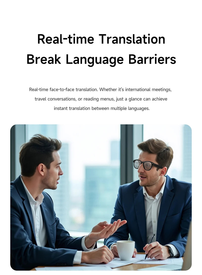 Xiaomi AI Smart Glasses 6K HD Camera Multifunctional Bluetooth Calling Voice Assistant Music Player Translation Glasses 2025 New