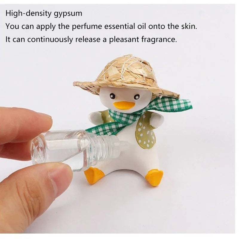 Car Decoration Accessory Duck-shaped Aroma Diffuser, Cute Cartoon, Car Interior Decoration Item