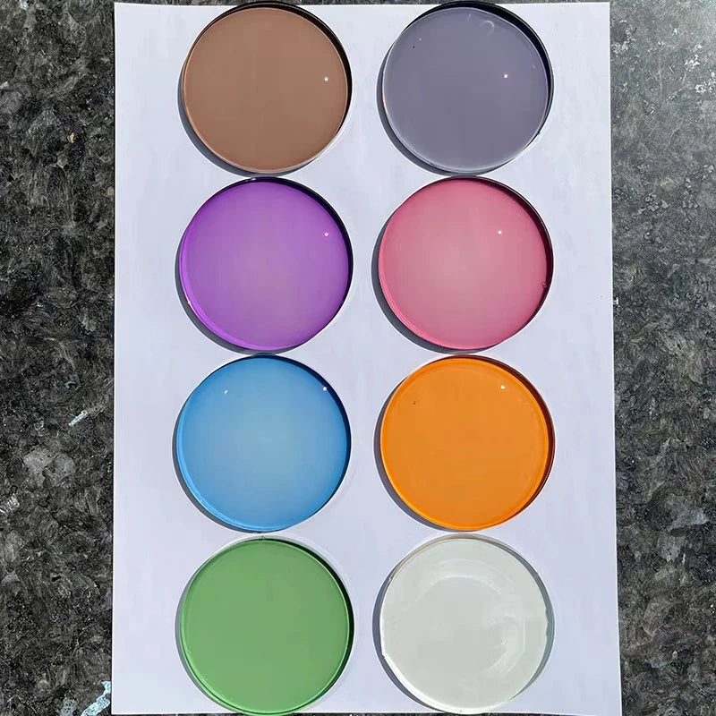 MR-8 Photochromic Lenses 1.56 1.61 1.67 Aspheric Optic Prescription Transition Sunglasses Colour Lens Myopia Presbyopia Eyewear