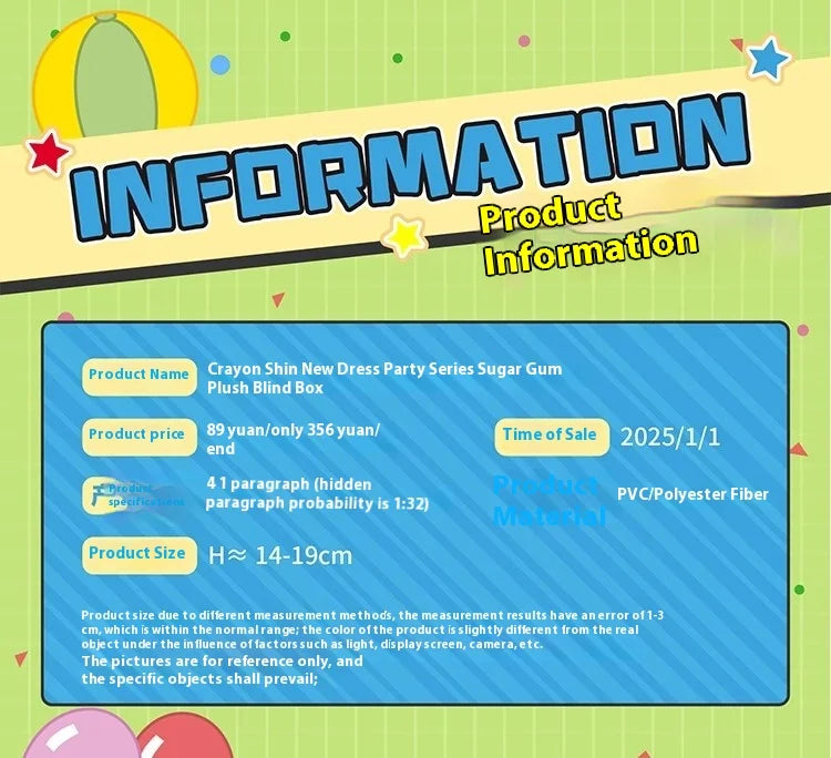 TOP TOY Crayon Shinchan Dressing Party Series Mystery Box Vinyl Wool Anime Figure Custom Collectible Toy Ornament Birthday Gift