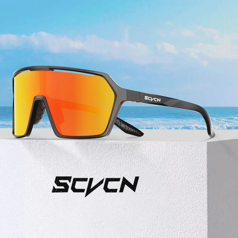 SCVCN Hot Photochromic Cycling Sunglasses MTB Glasses Outdoor Bike Cycling UV400 Eyewear Men Women Bicycle Sports Hiking Glasses