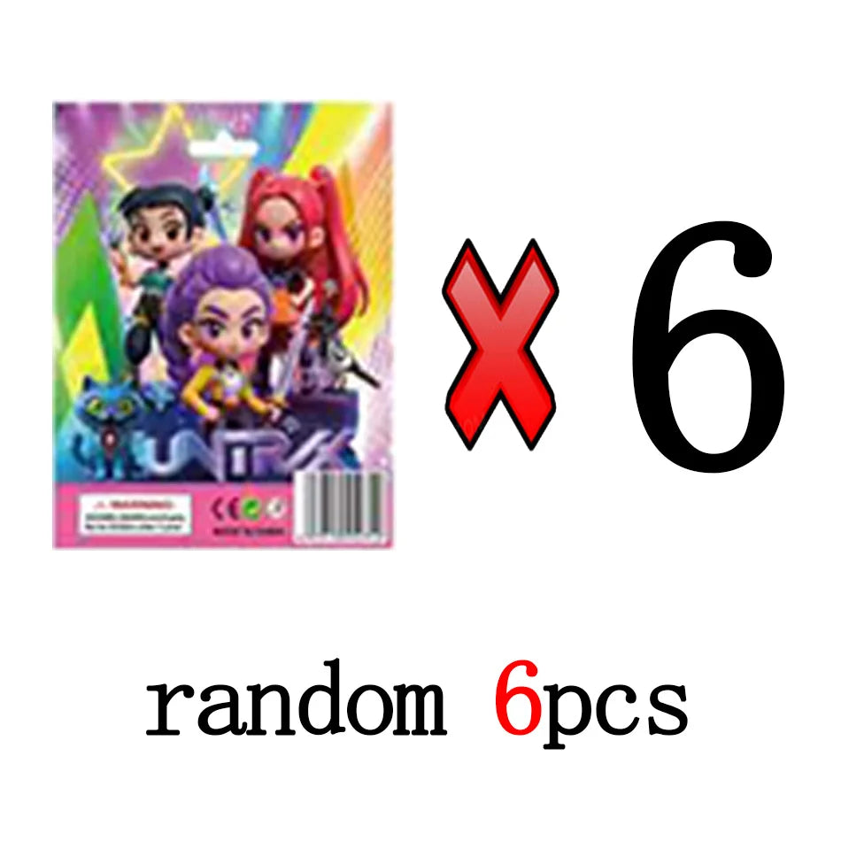 Kpop Demon Hunters 2025 Cute PVC Mystery Box Collectible Doll Model Desk Decoration Figure Toy for Kids Gift