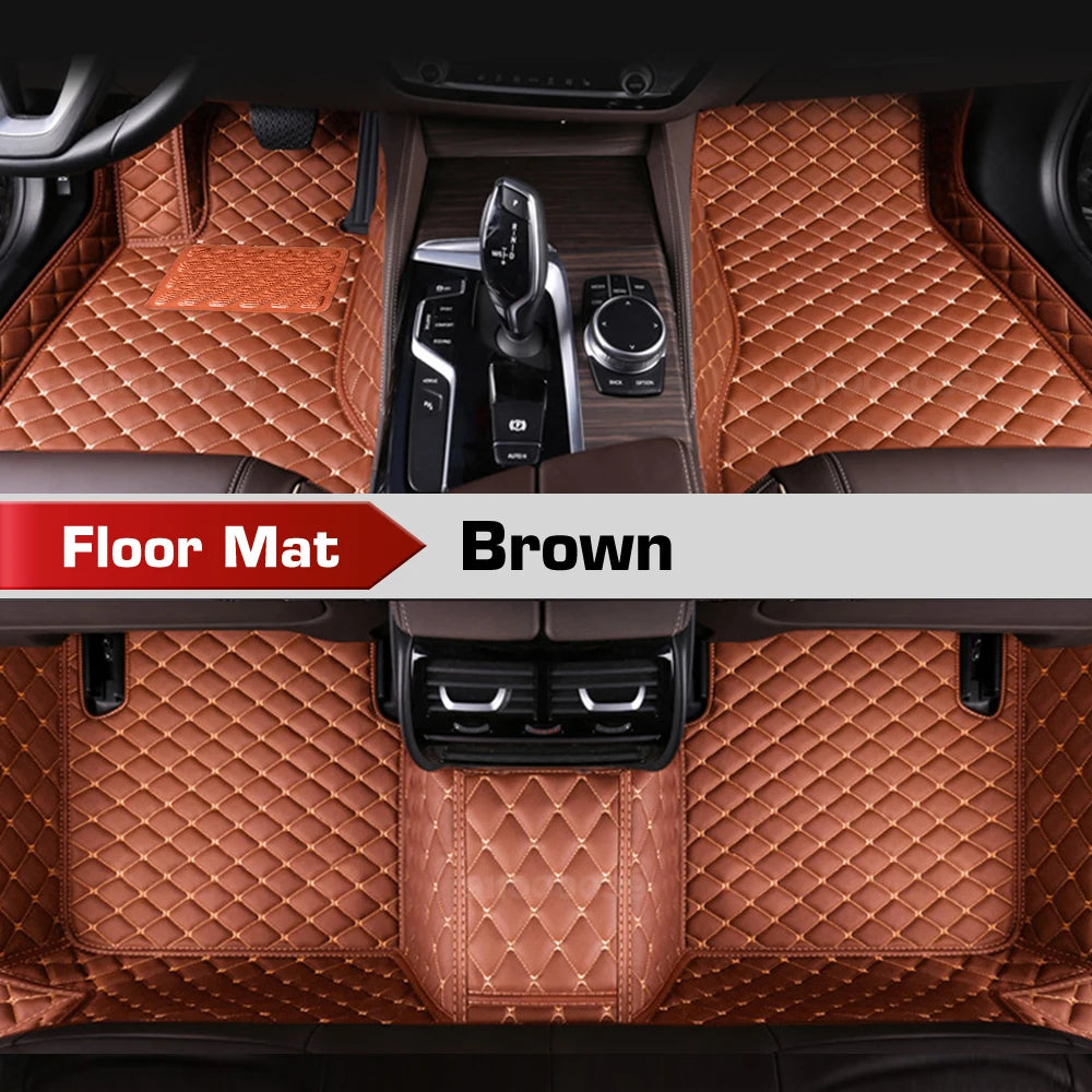 Car floor mats for AUDI Q7 (Seven seats) 2006 2007 2008 2009 2010 2011 2012 2013 2014 2015 2016-2025 Custom foot Pads automobile