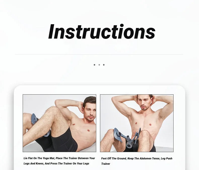 Fitness Equipment Home Exercise Pelvis Pelvic Muscle Trainer Buttock Equipments For Men Floor Exerciser - Strengthen 1pc