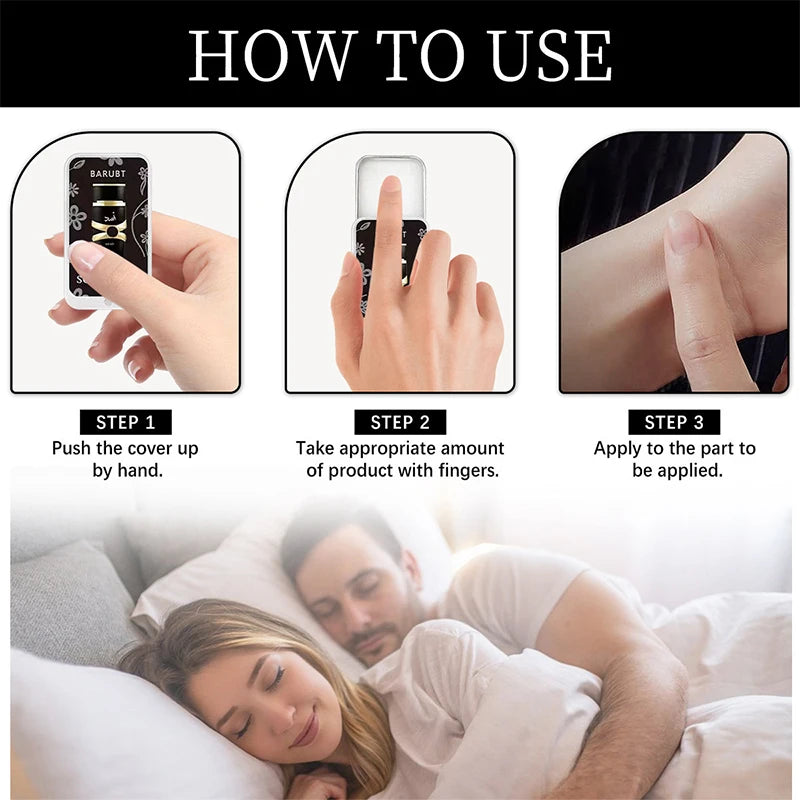 Arab Unisex Solid Balm Long Lasting Fragrance Body Pheromone Perfume Deodorant Cologne Fragrance Portable Pocket Solid Perfume