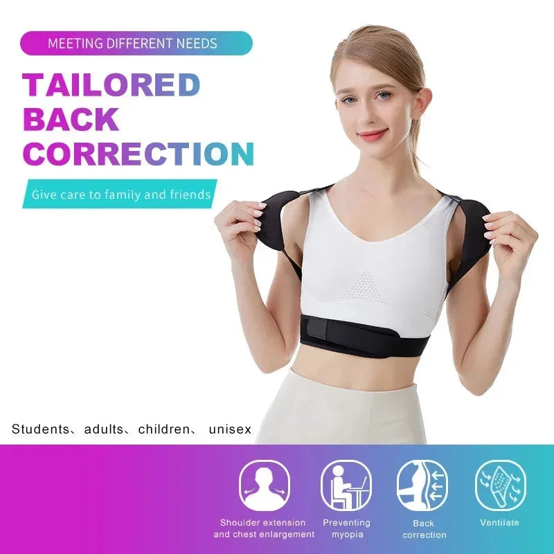 Corrective Men's And Women's Back Belt for Back Pain And Spine Problems Supportive Health Care Fitness Equipment