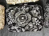 2025 New Arrival Flower Crystal Wedding Bridal Clutch Purse Luxury Designer Women's Dinner Party Cocktail Handbags Diamond Bags