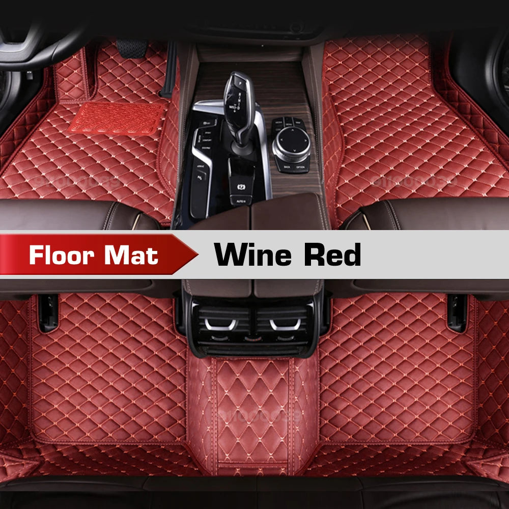 Car floor mats for AUDI Q7 (Seven seats) 2006 2007 2008 2009 2010 2011 2012 2013 2014 2015 2016-2025 Custom foot Pads automobile