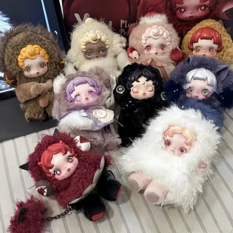 Original Popmart Skullpanda V3 You Found Me Series Trend Blind Box Doll Bag Pendant Surprised Box Toy Emotion Soothing Doll Gift