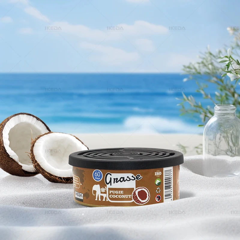 Car Flavoring Car Air Fresheners Perfume Canned Wood Blocks Coffee Flavor Long-Lasting Auto Aromatherapy Car Deodorant Supplies