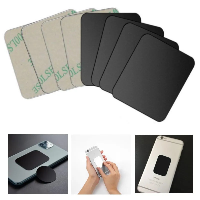 10pcs Universal Magnetic Metal Plate For Magnetic Car Phone Holder Iron Sheet Sticker Stand Mobile Phone Magnet Holder Mount