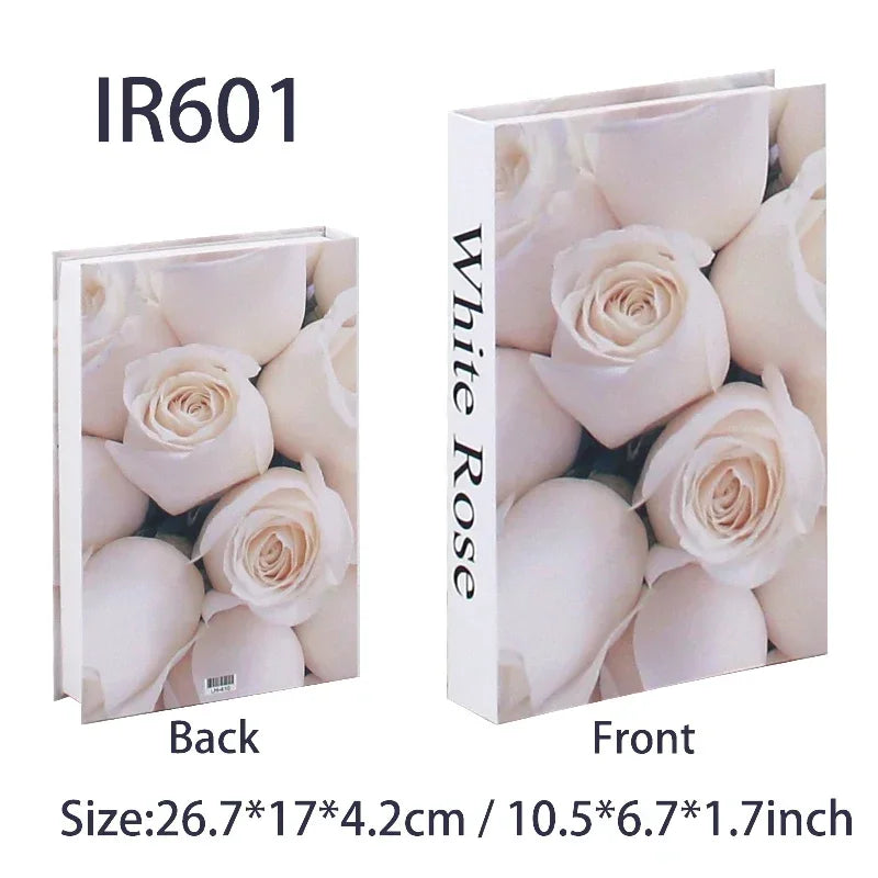 Luxury Fake Books for Decoration Openable Simulation Book Storage Box Coffee Table Books Villa Hotle Home Decor Shooting Props