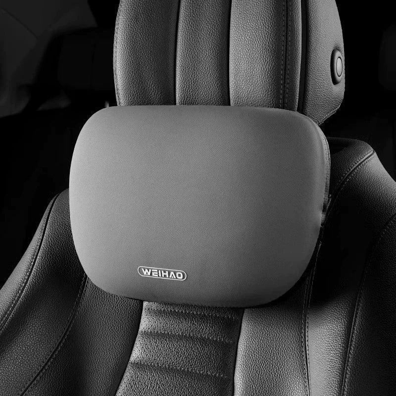 WEIHAO Car Memory Foam Neck Pillow Protection Lumbar Backrest Cushion Lumbar Cushion Car Headrest Cushion
